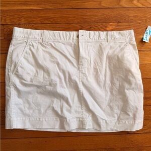 Old Navy White Mini Skirt